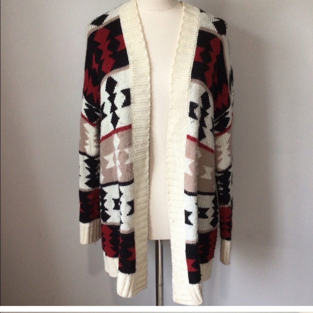 Open cardigan